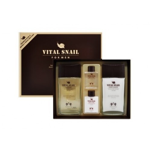 Купить Набор мужской Christial Dean Vital Snail Mens's с муцином улитки, 360мл. 8809469774765 в Красноярске и с доставкой по России, магазин Панда.
