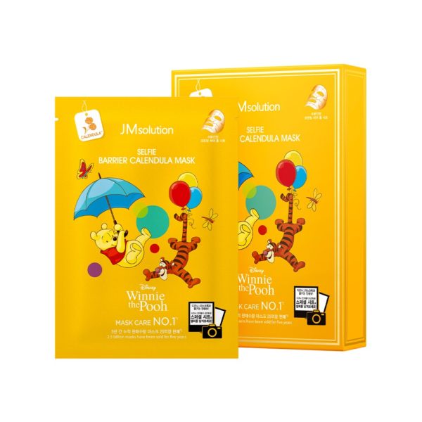 Купить Тканевая маска для лица JMsolution Selfie Barrier Calendula Mask с экстрактом Календулы, 30мл. 8809852544906 в Красноярске и с доставкой по России, магазин Панда.