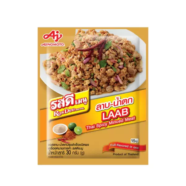 Купить Тайская острая приправа Ajinomoto для приготовления Laab Лабнамток, 30г. 8850250008781 в Красноярске и с доставкой по России, магазин Панда.