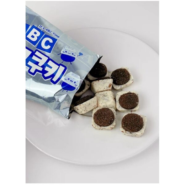 Печенье ABC Choco Cookie&Cream, шоколадное с слив.прослойкой, Lotte ...