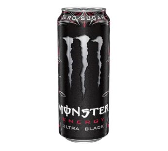 Энергетический напиток Monster Energy Ultra Black Zero, без сахара, 500мл.