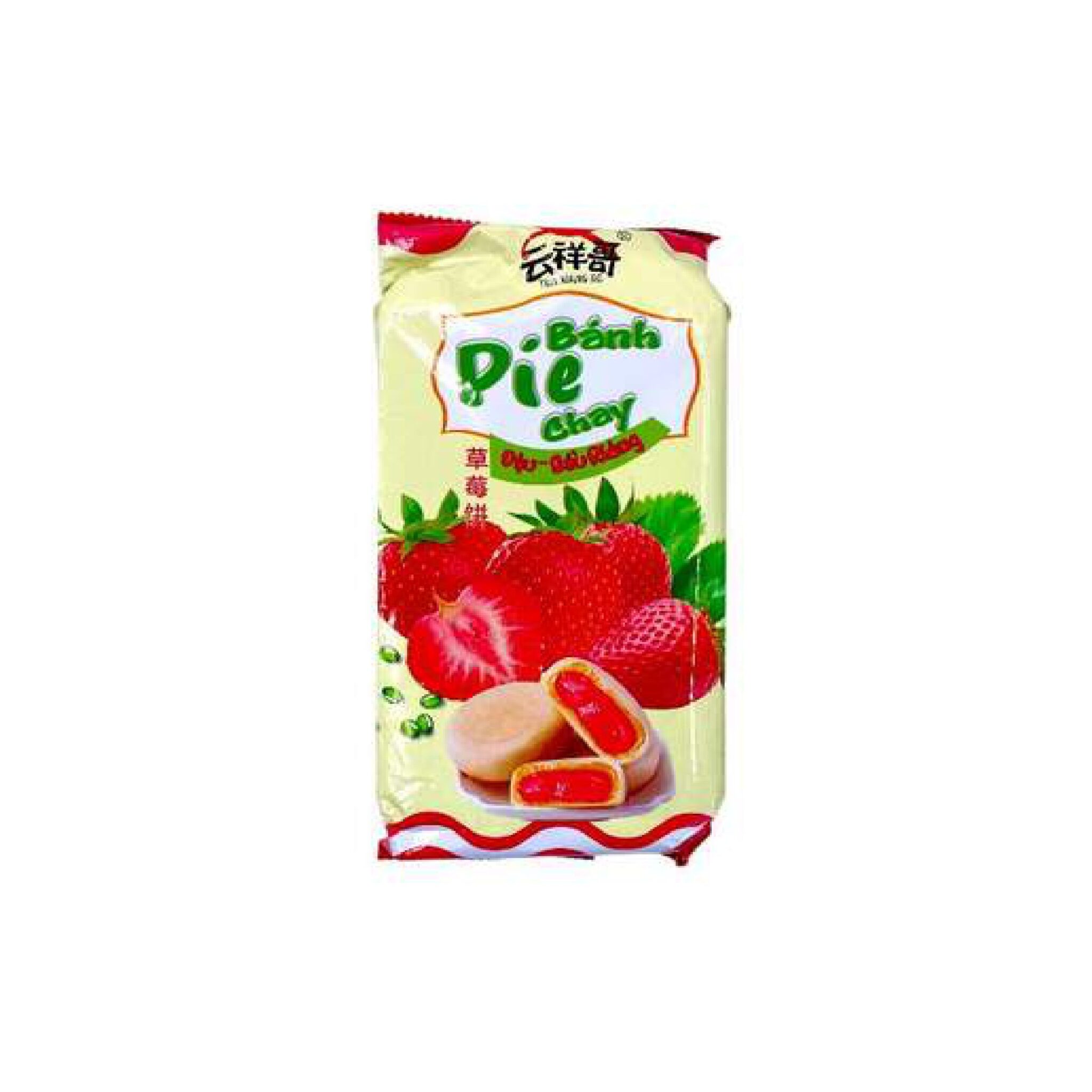 Mini Pirog Мини пирог Banh Pie Chay с клубникой, 300г. - Панда. Продукты из Китая ...