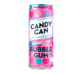 Напиток газированный без сахара со вкусом жвачки Candy Can Bubble Gum, ж/б 330мл.