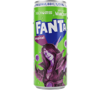 Напиток газированный FANTA Xbox World of WarCraft Мультифрукт Tropical, 250мл.