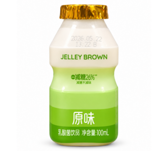 Напиток молокосодержащий с лактобактериями Jelley Brown ваниль, 100мл